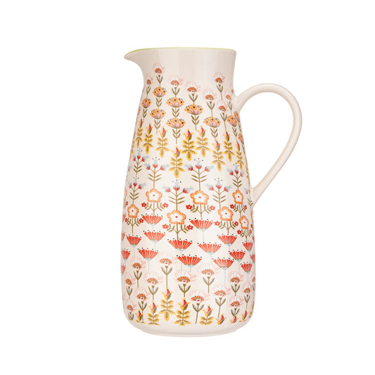 Cath Kidston Painted Table Ceramic Pitcher Jug 1.7L