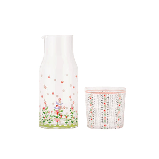 Cath Kidston Spring Birds Desk Carafe with Glass