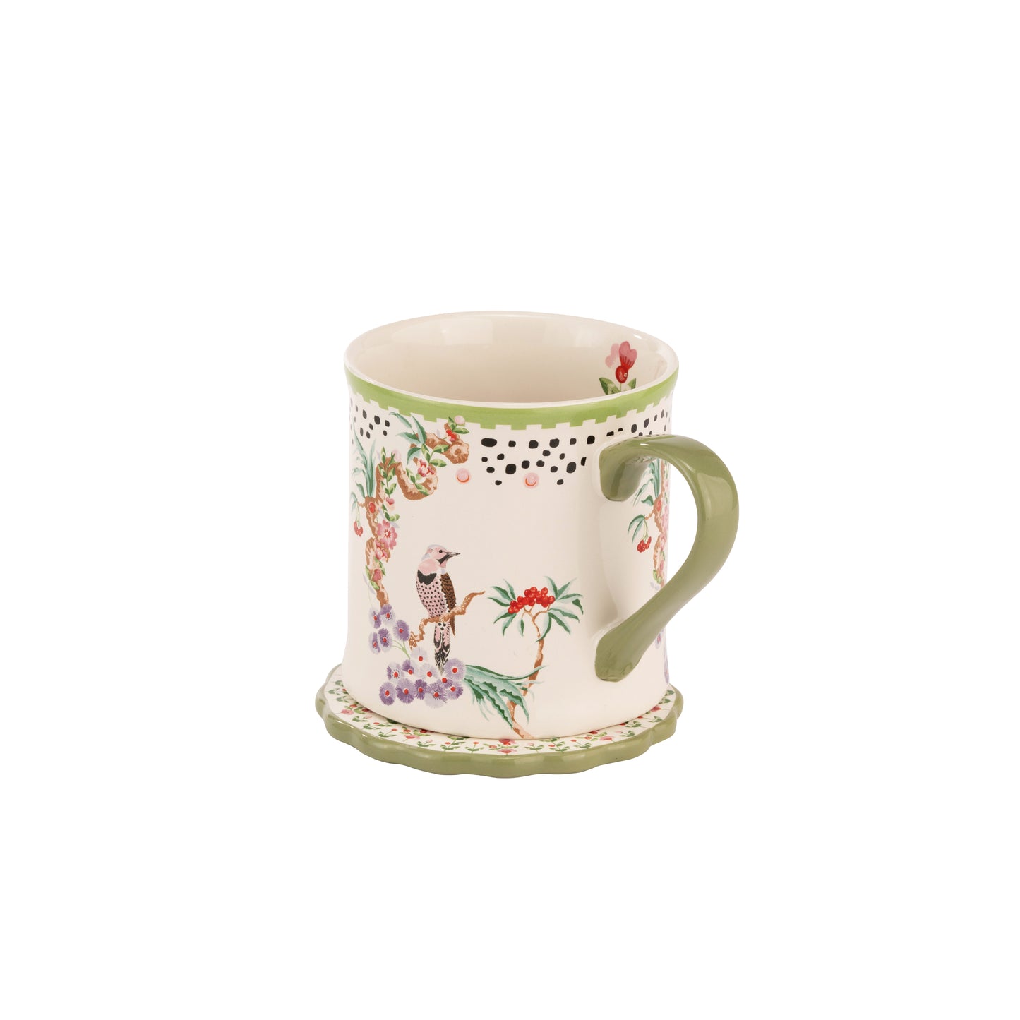 Cath Kidston Spring Birds Mug & Coaster Set