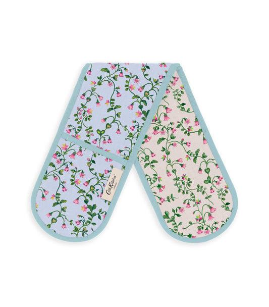 Cath Kidston Twin Flowers Double Oven Glove