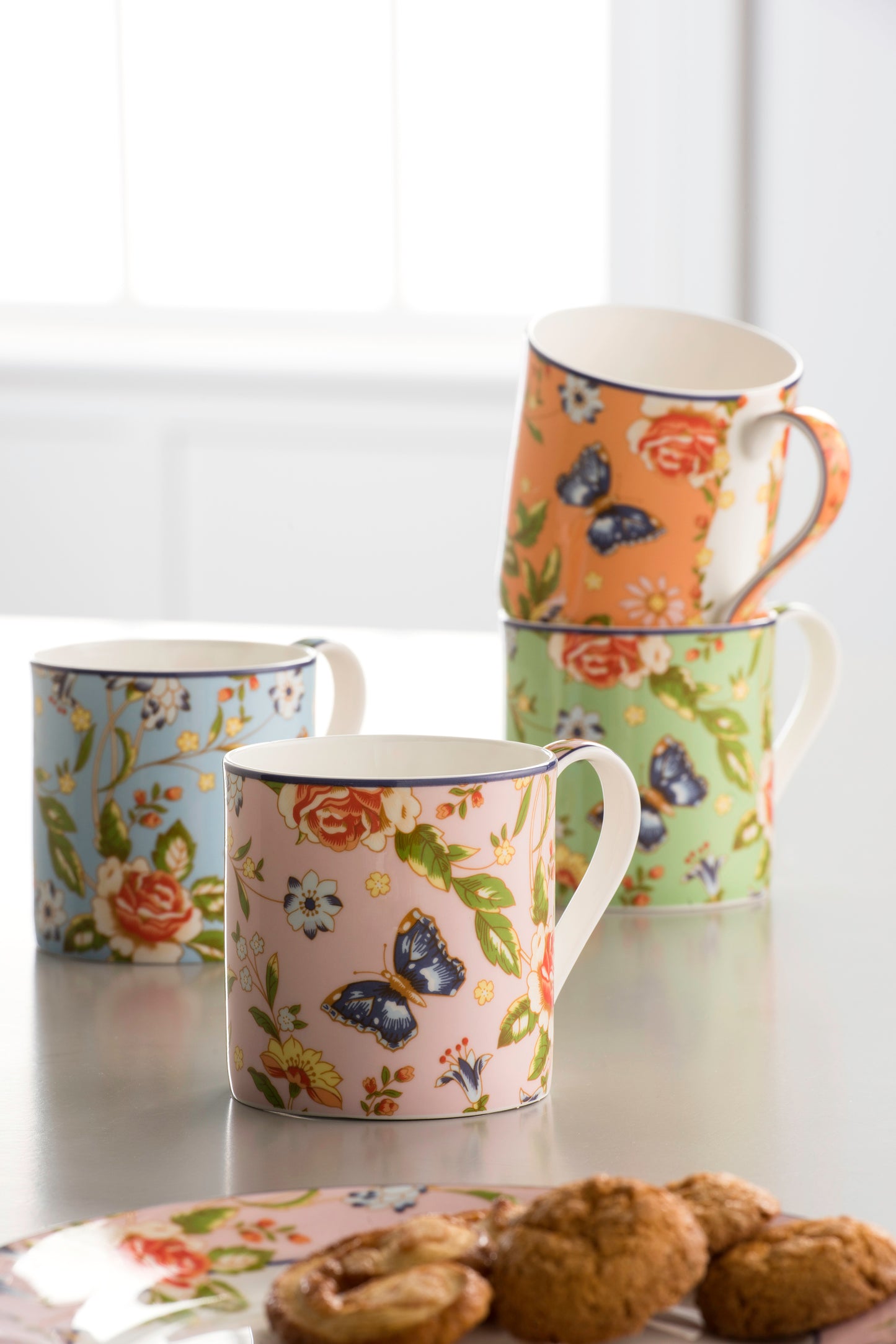 Aynsley Cottage Garden Windsor Mug Set of 4