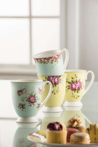 Aynsley Archive Rose Mug Set of 4