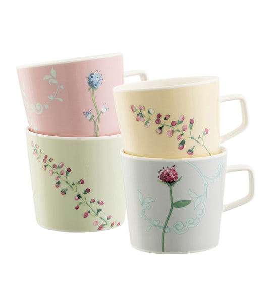 Aynsley Camille Pastel Mug Set of 4