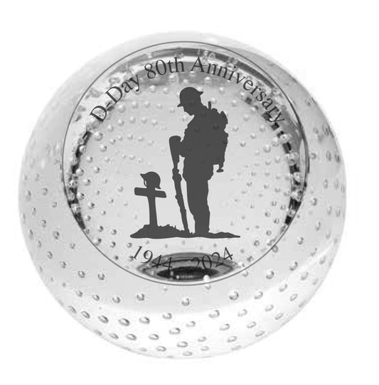 Caithness D-Day Landings 80th Anniversary Paperweight-Goviers