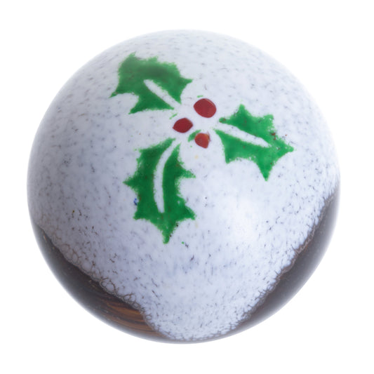 Caithness Glass Christmas Pud Small-Goviers