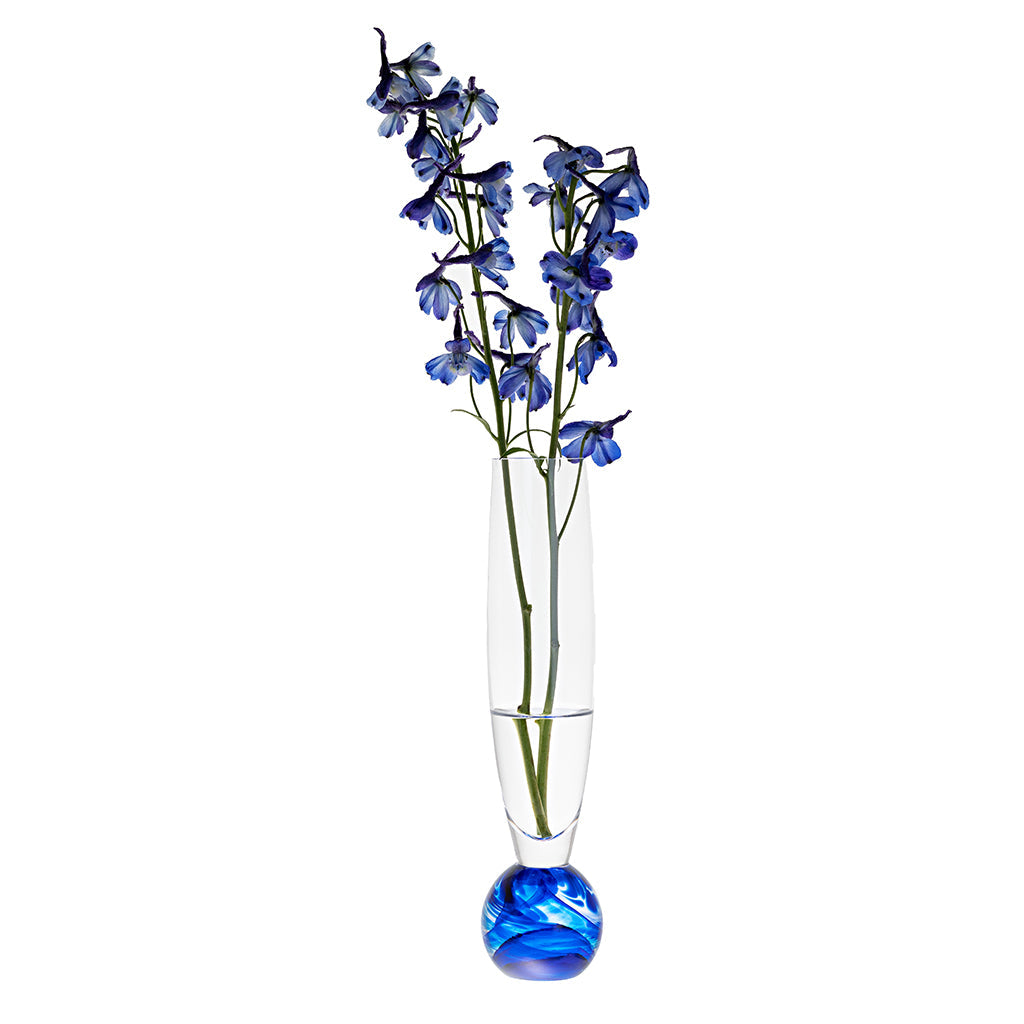 Caithness Unity Sapphire Vase Medium-Goviers