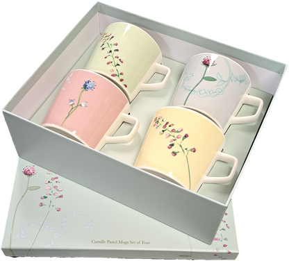 Aynsley Camille Pastel Mug Set of 4