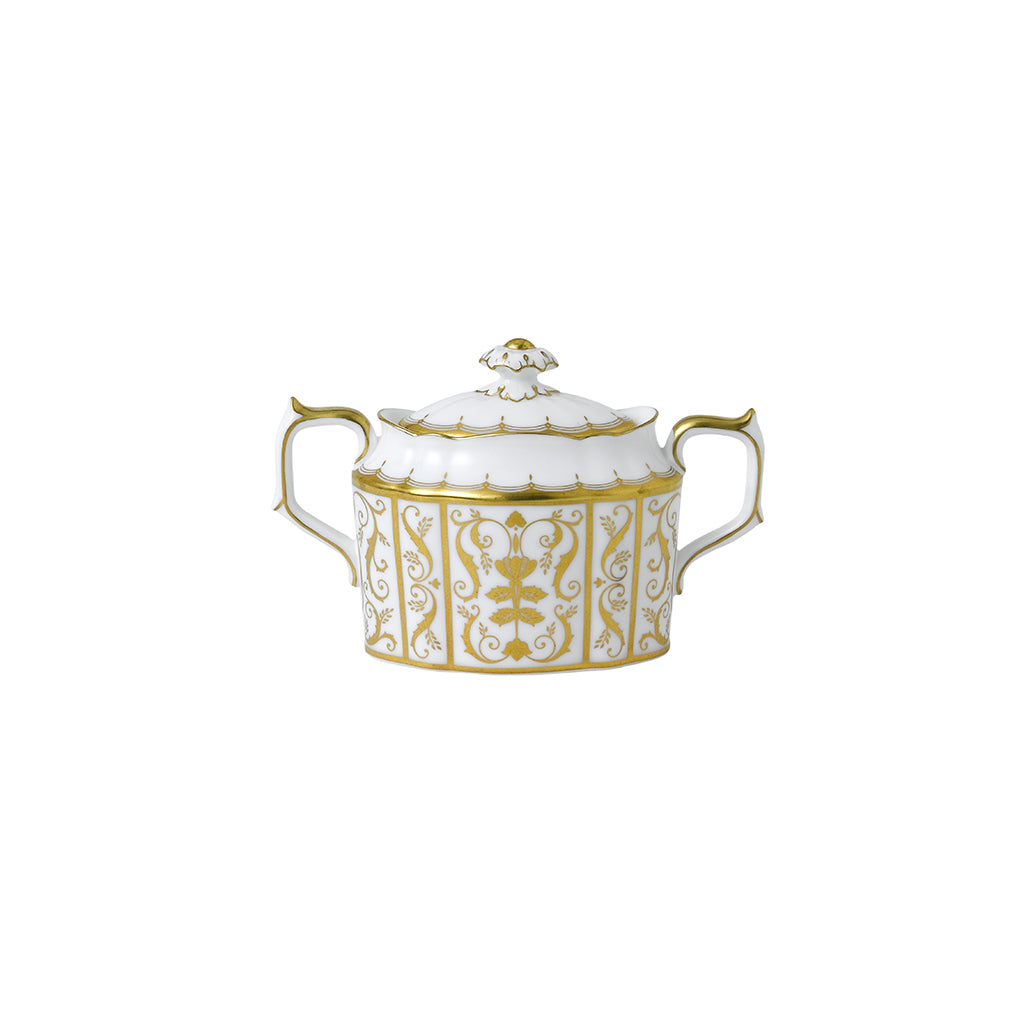 Royal Crown Derby Darley Abbey White Covered Sugar 310ml