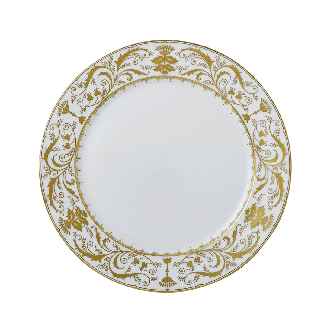 Royal Crown Derby Darley Abbey White Service Plate 30.5cm