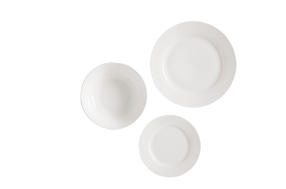 Maxwell and Williams White Basics European 12 Piece Dinner Set