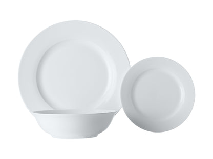 Maxwell and Williams White Basics European 12 Piece Dinner Set