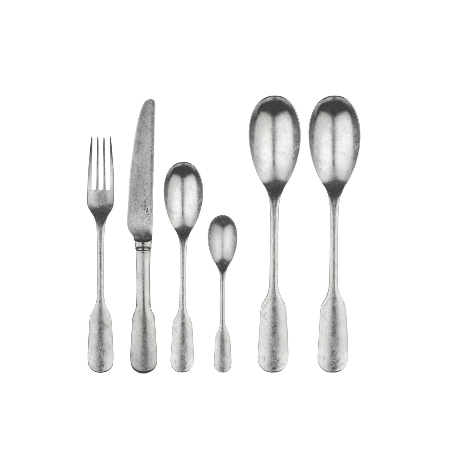 Charingworth Fiddle Vintage Satin 42 Piece Cutlery Set