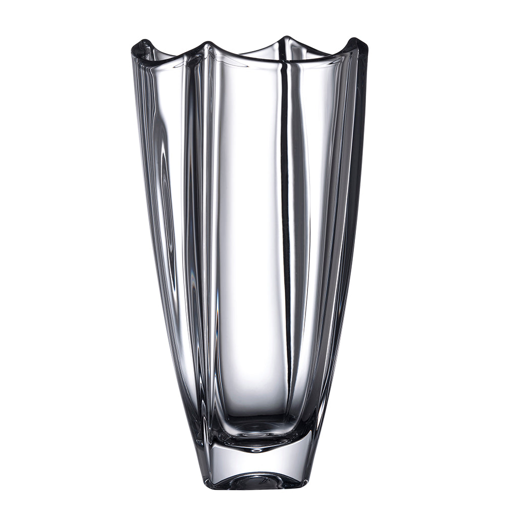 Galway Crystal Dune 12" Square Vase