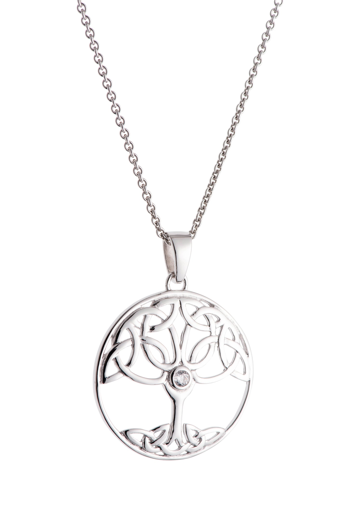 Galway Tree of Life Crystal Pendant