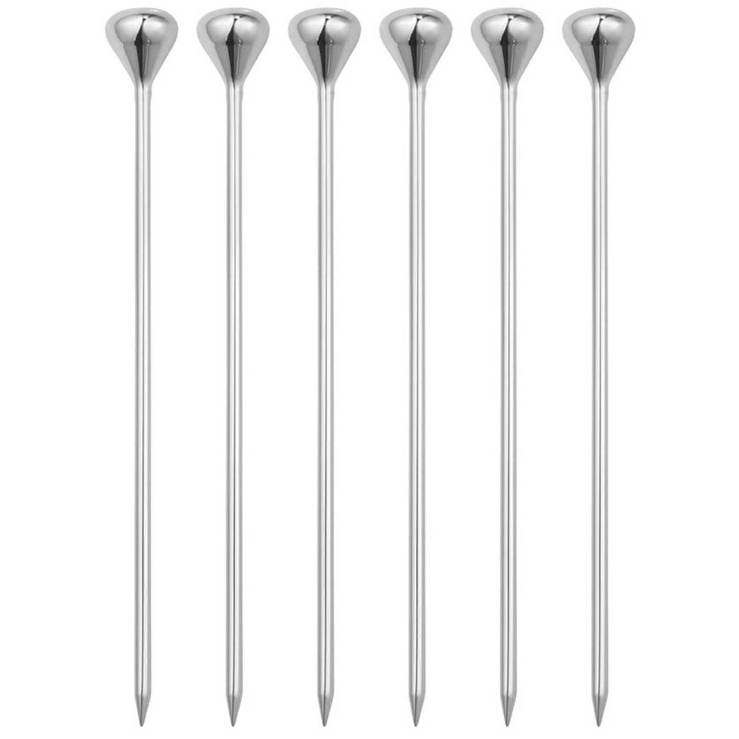 Georg Jensen Food & Cocktail sticks, set of 6. Sky Collection-home-Goviers