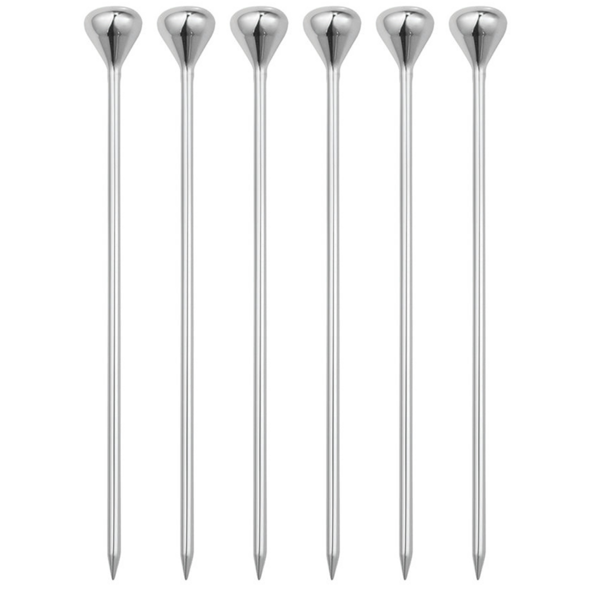 Georg Jensen Food & Cocktail sticks, set of 6. Sky Collection-home-Goviers