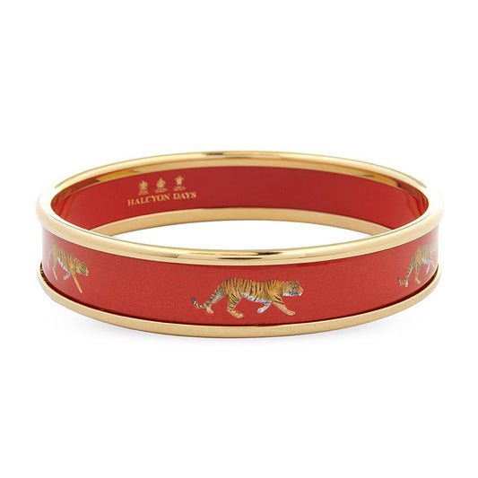 Halcyon Days Red Tiger Bangle medium-Collectables-Goviers