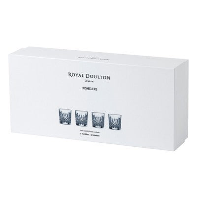 Royal Doulton Highclere D.O.F Tumblers Box of 4