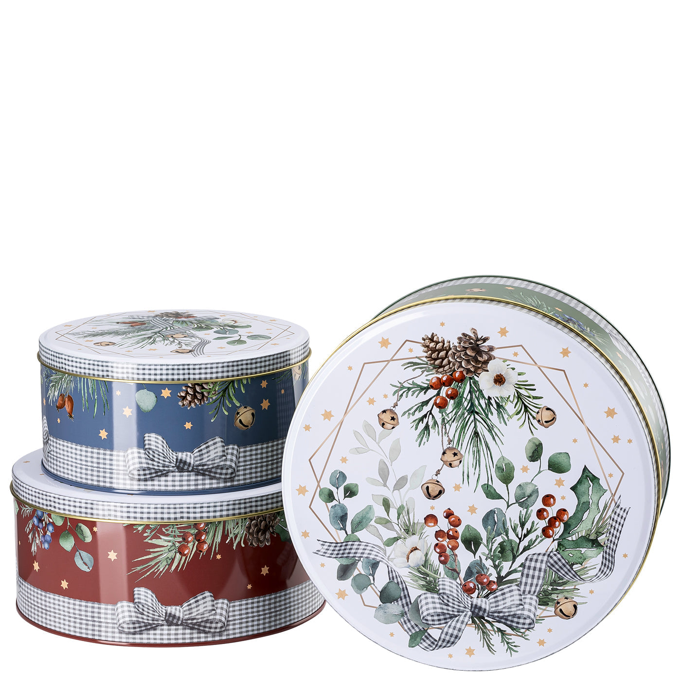 Hutschenreuther Christmas Carols 3 Metal Tins-Goviers