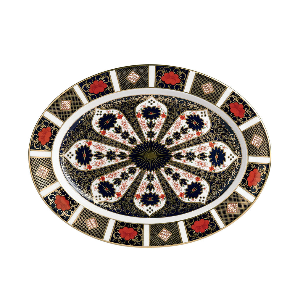 Royal Crown Derby Old Imari Oval Dish 41.8cm