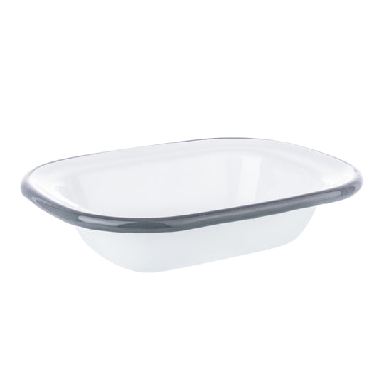 The Kitchen Pantry Enamel Rectangular Pie Dish 16cm