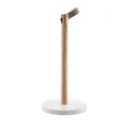 The Kitchen Pantry Acacia And Marble Paper Towel Holder