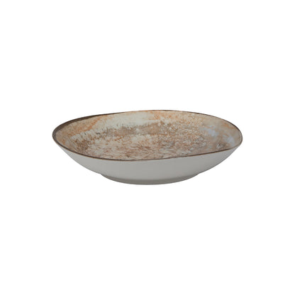 Gural Light Moon Deep Pebble Plate 20cm