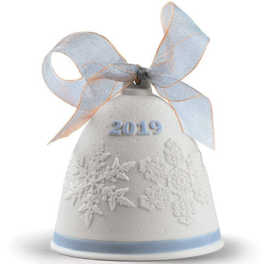 Lladro Christmas Bell 2019 Blue SPECIAL PRICE-Christmas-Goviers