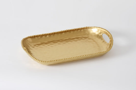 Monte Carloe Rectangular Tray With Handles