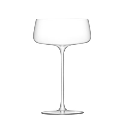 LSA Glass Metropolitan Champagne Saucer 300ml Set of 4