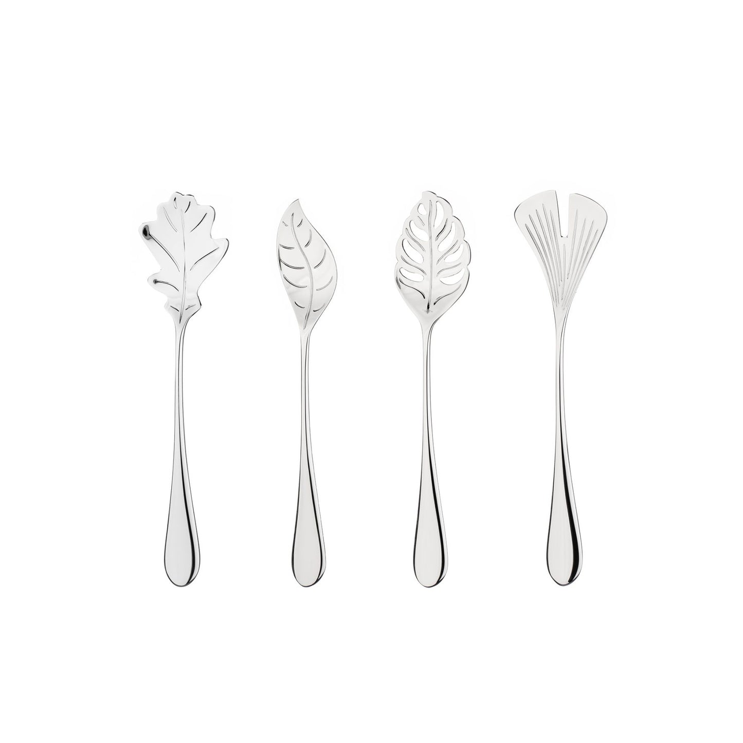 Studio William Mulberry Mirror Leaf Spoons Set of 4