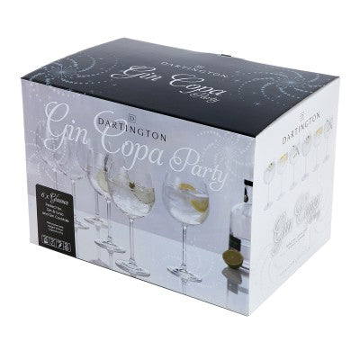 Dartington Crystal Gin & Tonic Copa Glasses Set of 6