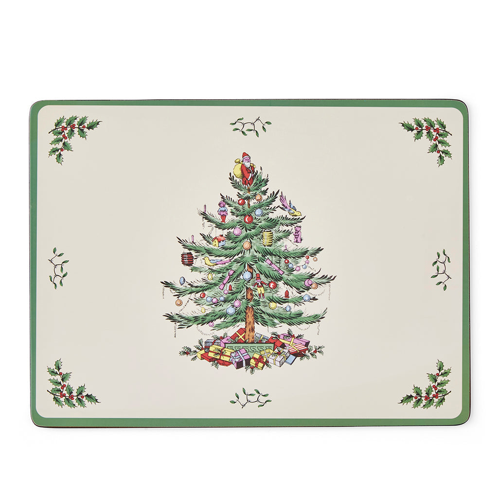 Pimpernel Christmas Tree Large Placemats Set of 4-Home & Garden > Kitchen & Dining > Barware > Coasters-Goviers