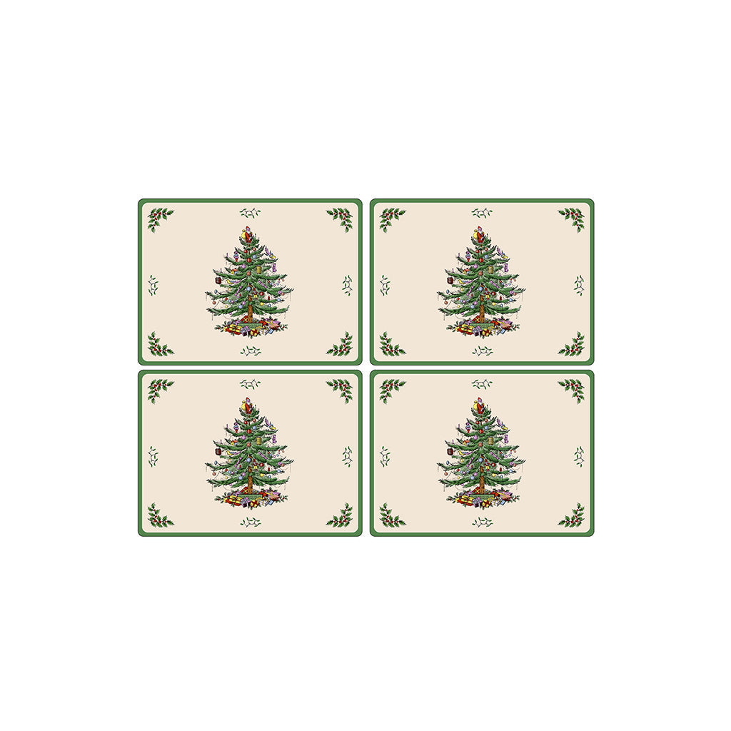 Pimpernel Christmas Tree Large Placemats Set of 4-Home & Garden > Kitchen & Dining > Barware > Coasters-Goviers