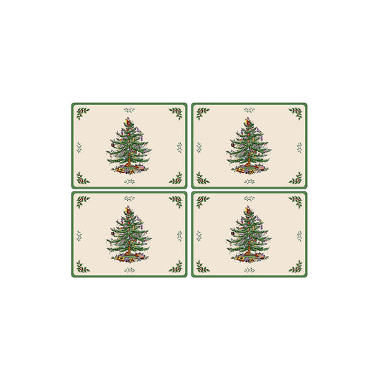 Pimpernel Christmas Tree Large Placemats Set of 4-Home & Garden > Kitchen & Dining > Barware > Coasters-Goviers