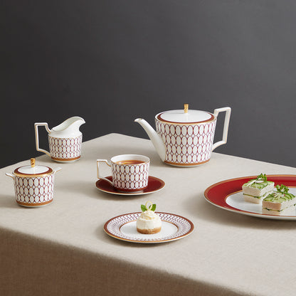 Wedgwood Renaissance Red Tea Cup & Saucer