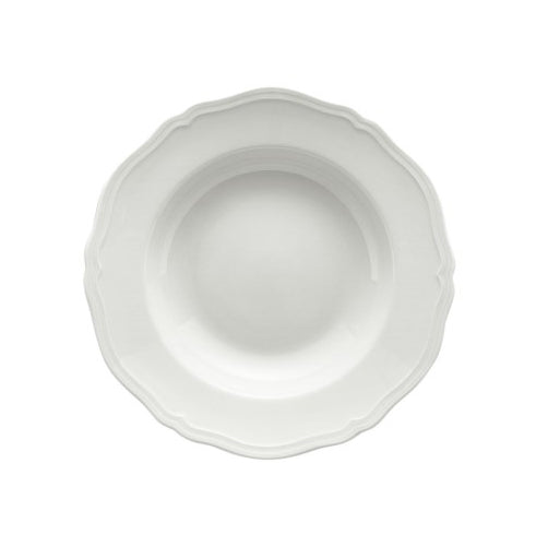 Richard Ginori Antico Doccia Bianco White Soup Plate 24 cm