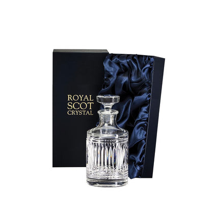 Royal Scot Crystal Art Deco Single Malt Round Spirit Decanter-Home & Garden > Kitchen & Dining > Tableware > Drinkware-Goviers