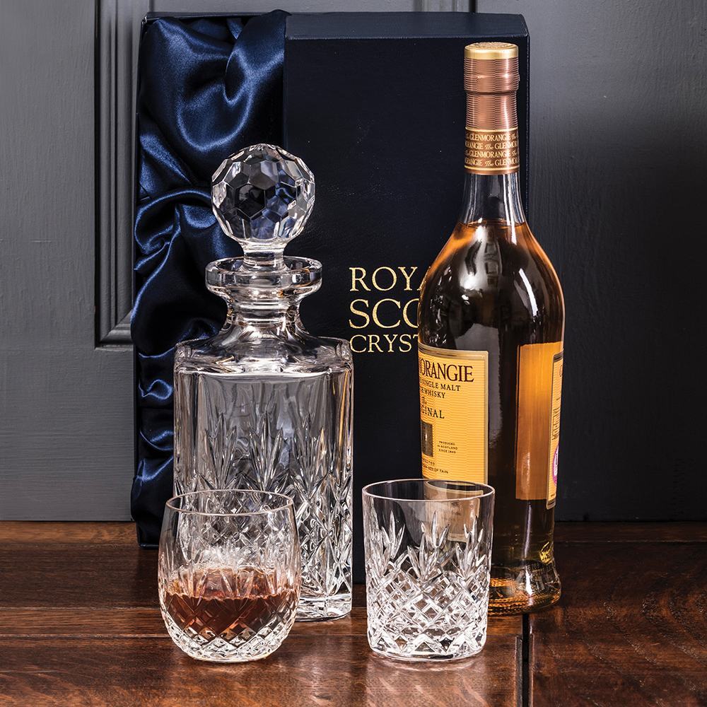 Royal Scot Crystal Edinburgh Whisky Tumblers Set of 6-Home & Garden > Kitchen & Dining > Tableware > Drinkware-Goviers