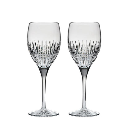 Royal Scot Crystal Iona Set of 2 Large Wine Glasses-Goviers