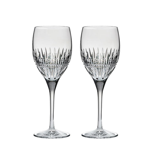 Royal Scot Crystal Iona Set of 2 Large Wine Glasses-Goviers