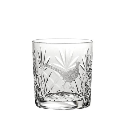 Royal Scot Crystal Pheasant Whisky Tumbler-Crystal-Goviers