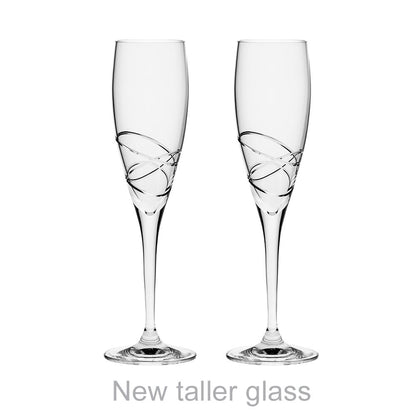 Royal Scot Crystal Skye Tall Champagne Flute Set of 2-Home & Garden > Kitchen & Dining > Tableware > Drinkware-Goviers