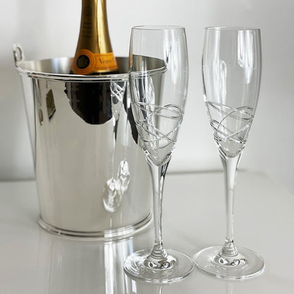 Royal Scot Crystal Skye Tall Champagne Flute Set of 2-Home & Garden > Kitchen & Dining > Tableware > Drinkware-Goviers