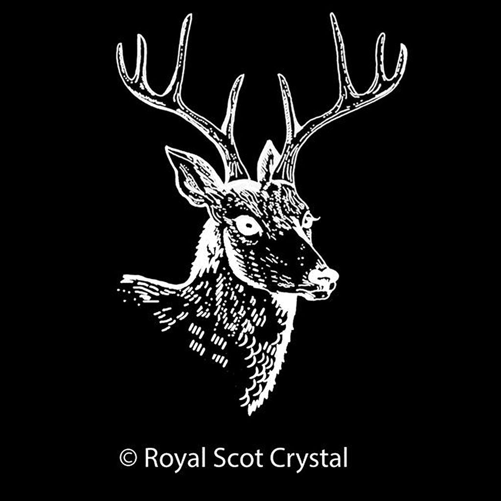 Royal Scot Crystal Stag Whisky Tumbler-Crystal-Goviers