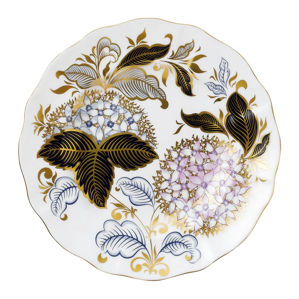 Royal Crown Derby Midwinter Blue Accent Plate 21cm