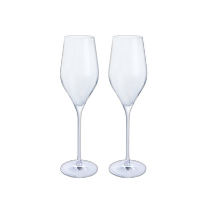 Dartington Crystal Wine and Bar Prosecco Glasses Set of 2