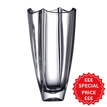 Galway Crystal Dune 12" Square Vase