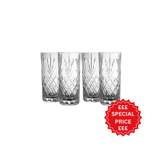 Renmore (Set of 4) Goblets, Transparent