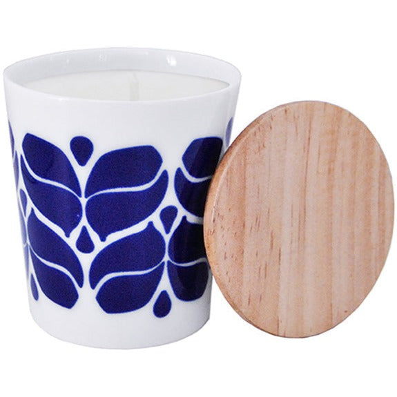 Sargadelos Cotton Flower Scented Candle with replacement candle-Home Accessories-Goviers